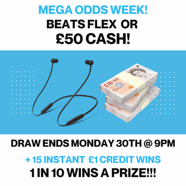 Beats Flex or £50 CASH!
