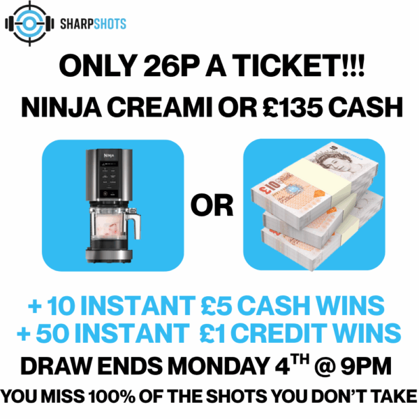 Ninja Creami and £5 Instant wins!