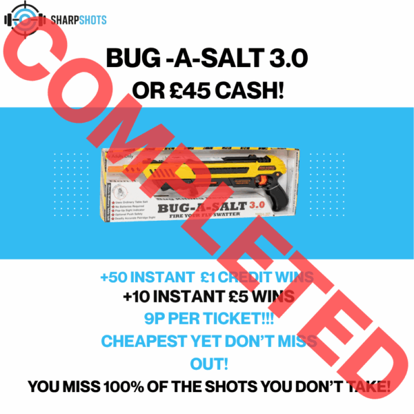 Bug -A- Salt 3.0 + £5 instant wins!