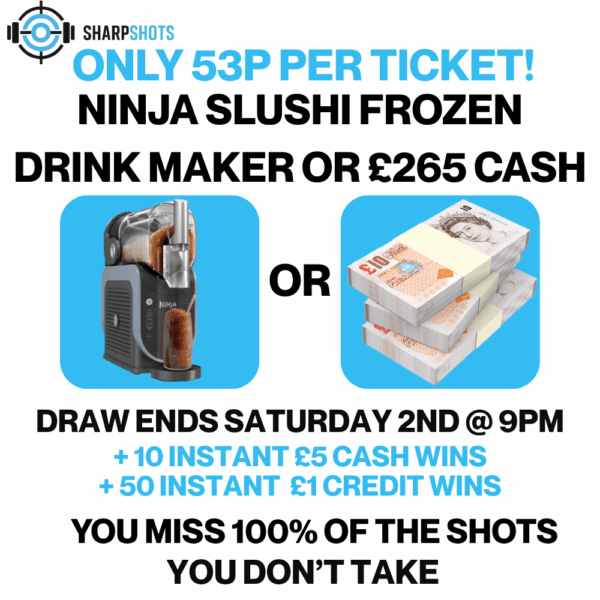 Ninja Slushi Frozen Drink Maker + £5 instant wins!