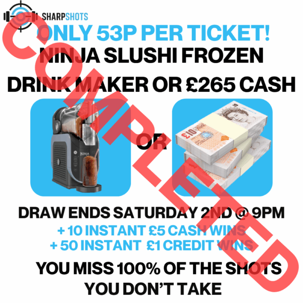 Ninja Slushi Frozen Drink Maker + £5 instant wins!
